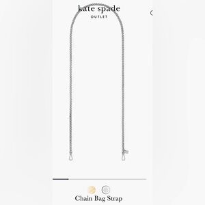 Kate Spade Metallic Chain Bag Strap